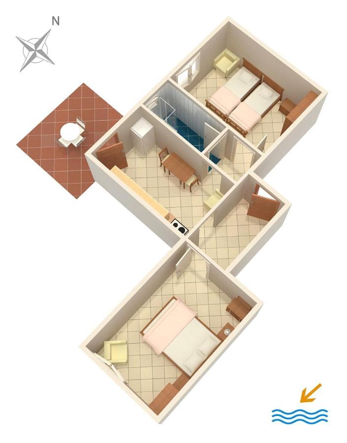 Apartment Zaglav 878A Esterno foto